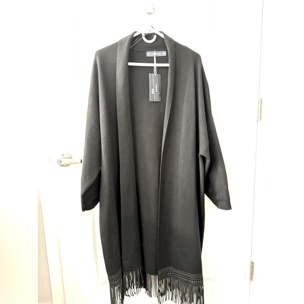 Zara sweater/ cardigan duster NWT